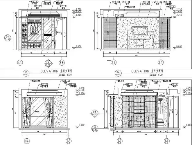 [广东]河源宝晟地产四期宝格丽公馆室内施工图设计(包含cad jpg)