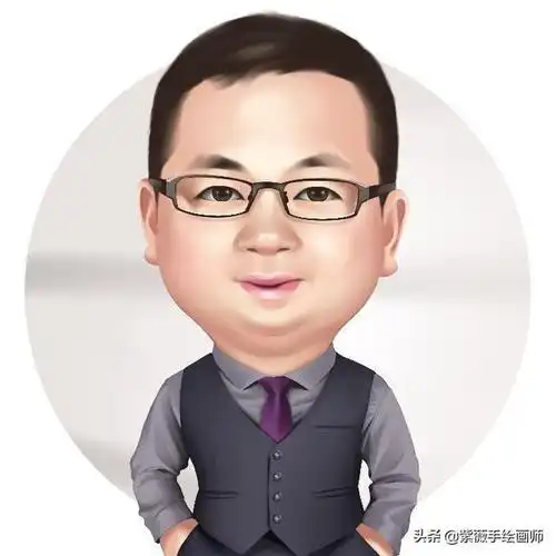 你的微信头像该换一换了 老板气质手绘头像 让你自信满满 好运连连