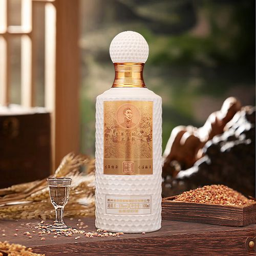 金国品酱 王茅创始人王秉乾1953高尔夫轻奢纪念酒 53度酱香型白酒 500
