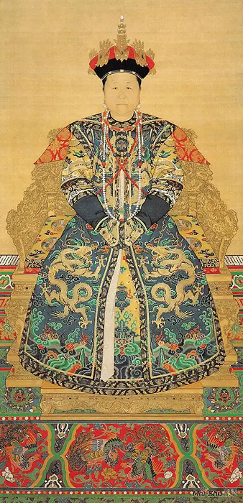 《孝庄文皇后朝服像》