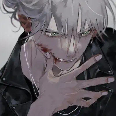 个性另类重口味霸气黑暗超拽动漫头像男图片