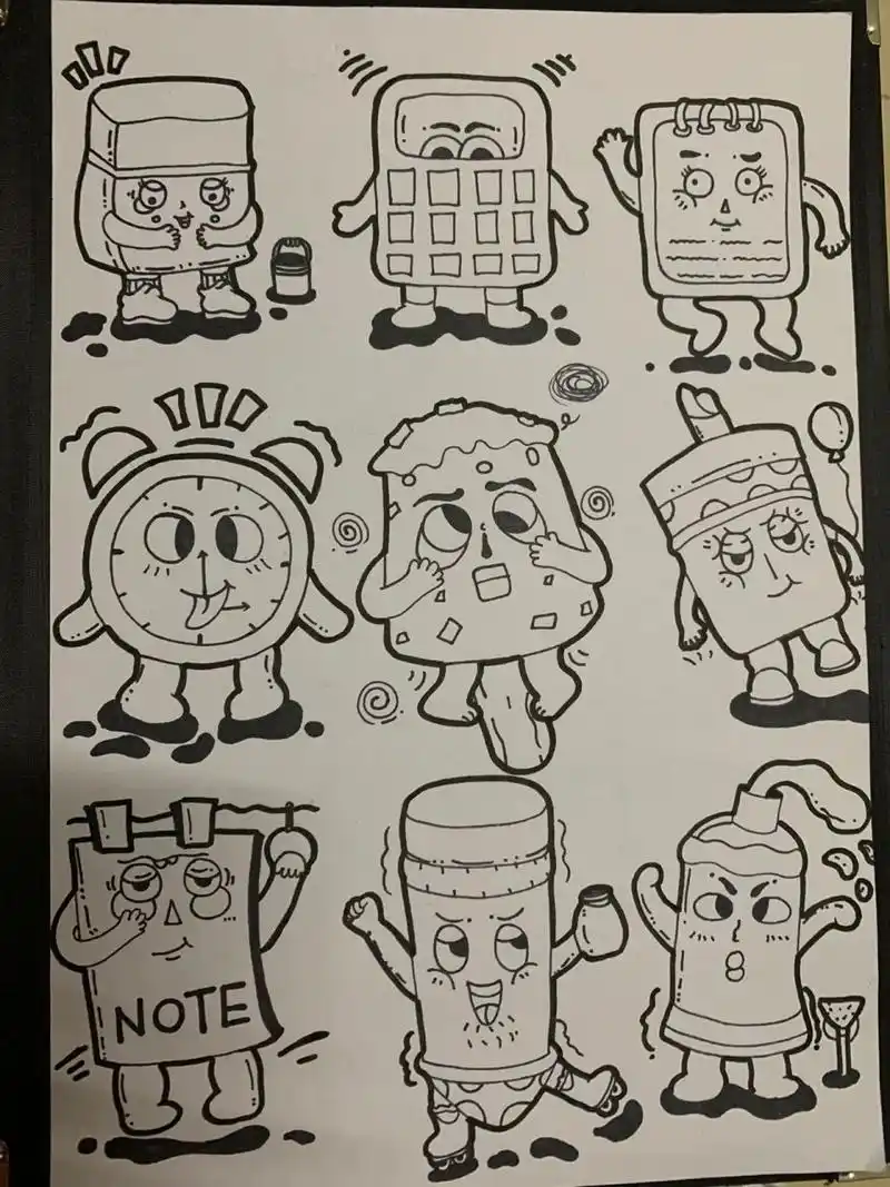 静物简笔画    静物简笔画