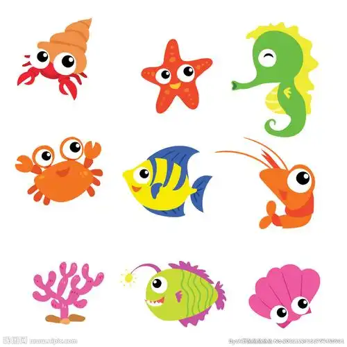 可爱卡通鱼图片