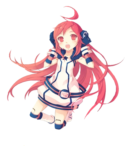 求一些动漫女生头像全身的,最好蹲着那种