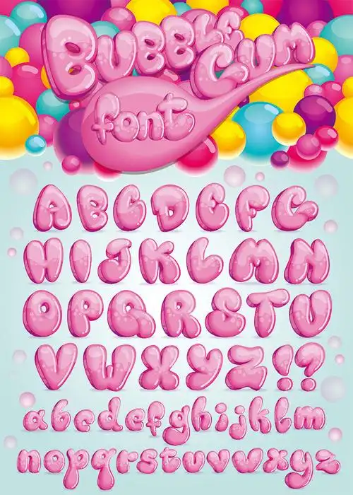 泡泡字体(泡泡字体怎么写)