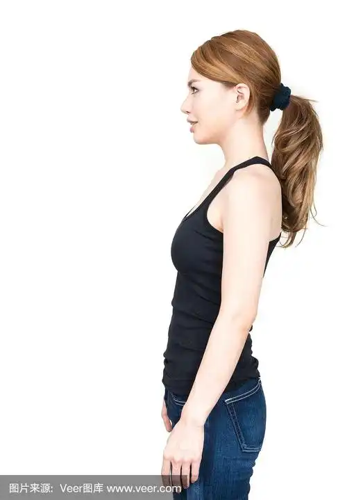 日本女性侧面图