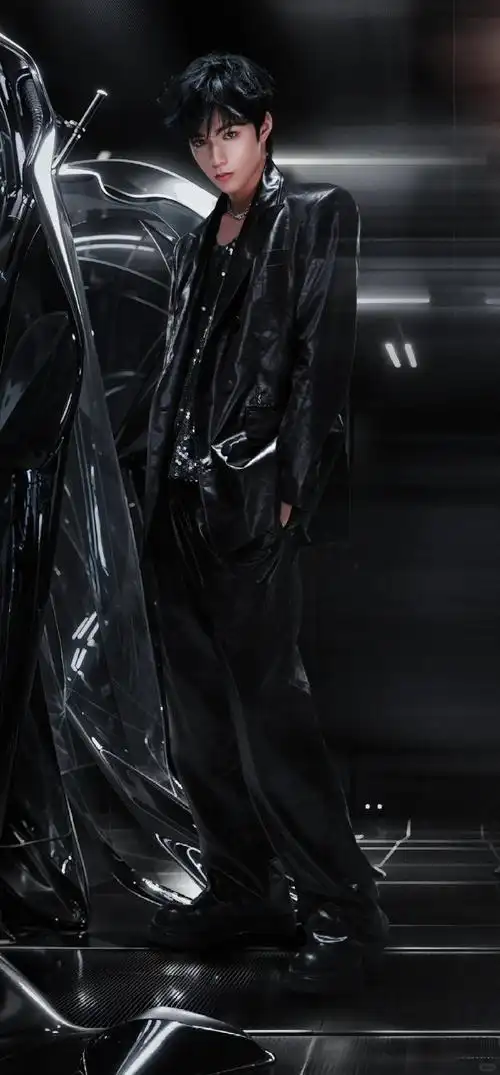 妆造也嘎嘎帅,期待舞台咯#刘耀文#氛围感时代少年团壁纸超话