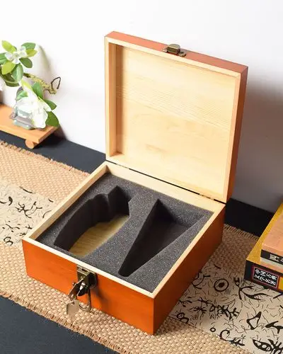 木质礼品盒_厂家木盒醒酒器包装盒桐木分酒器收纳盒木头盒子木质礼品