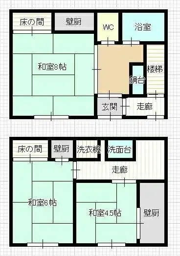 详细篇 我们的民宿有三个卧室,一厨一卫,每个房间都是和室榻榻米房间