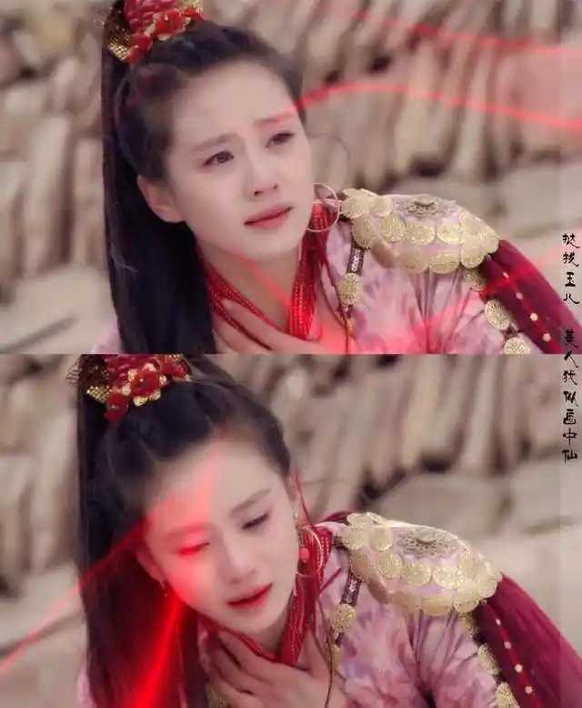 4,刘诗诗《仙剑奇侠传三》饰演的红葵,性格刚烈勇敢,一身红装好霸气