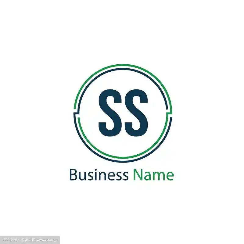 首字母ss标志模板设计