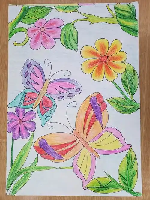 简笔彩铅画简笔彩铅画简笔彩铅画100张人物彩铅简笔画,超萌小清新,小