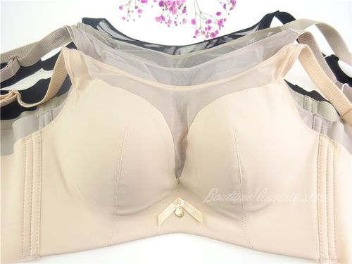 包邮吉娜2001女内衣b杯无钢圈薄杯防走光聚拢调整内衣上托收副乳