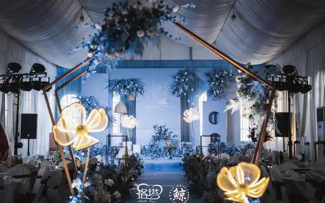 [精致蓝色主题婚礼]时尚简约|95后优选