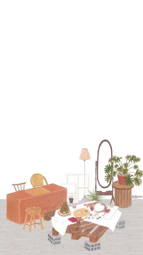 有哪些清新的白底壁纸啊