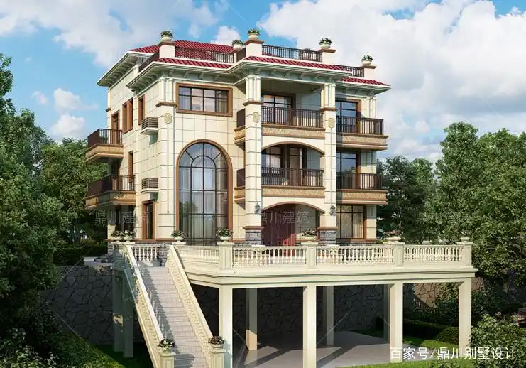 10款带架空层/地下室别墅,浪漫隔潮能储物,在农村有大作用