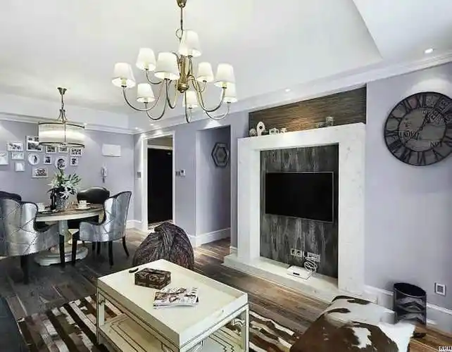 电视背景墙凹进去多少合适 客厅电视墙体凹进去15厘米装修效果图