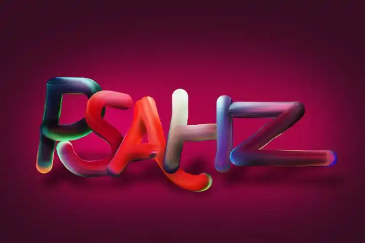 制作个性的彩色拉丝效果立体文字,特效艺术文字 - psd素材网