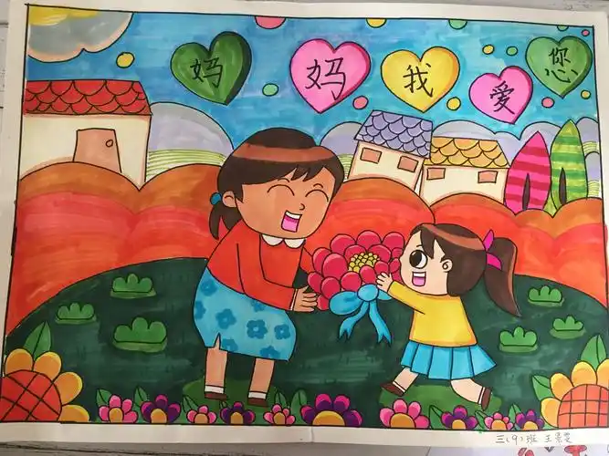 其它 董晓静的美篇 写美篇泗阳实验小学三9班"感恩父母"绘画比赛 有个