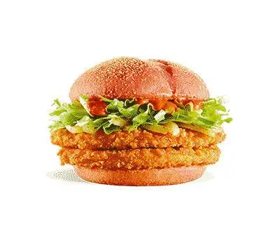 麦当劳麦乐送愤怒红热辣双层鸡排堡