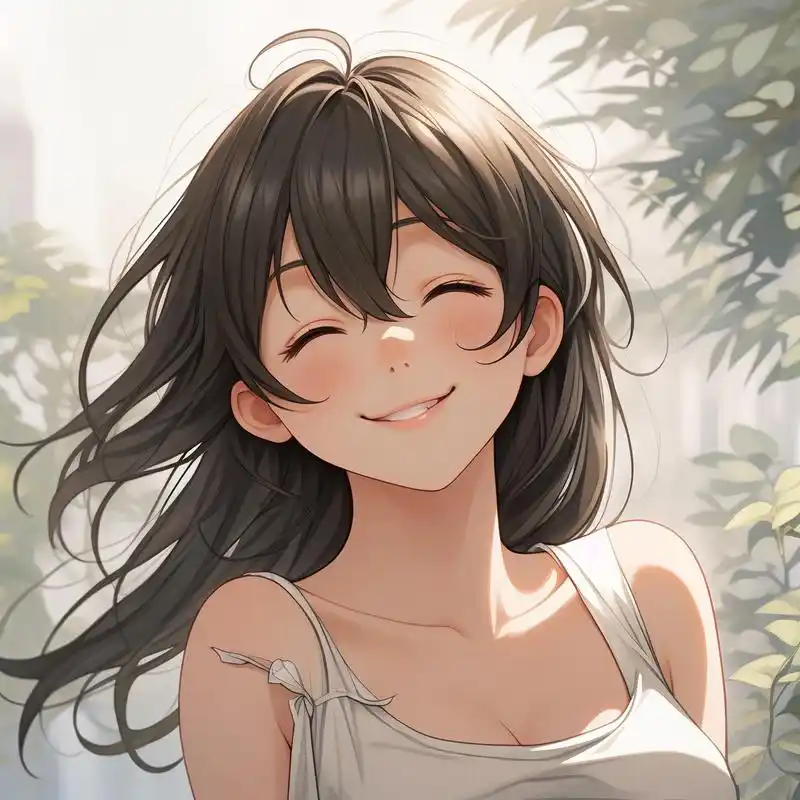 卡通女孩头像97 唯美可爱清新风