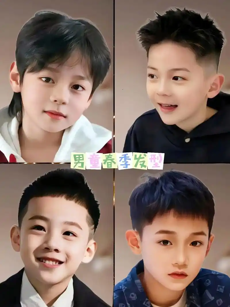 男童帅气潮酷发型来啦～宝妈们看过来!赶紧收藏起来!