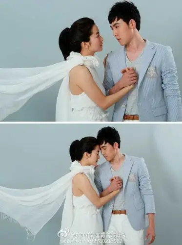 张睿与李晟试装照《花非花雾非雾》中脱下古装再次出演情侣档的李晟和