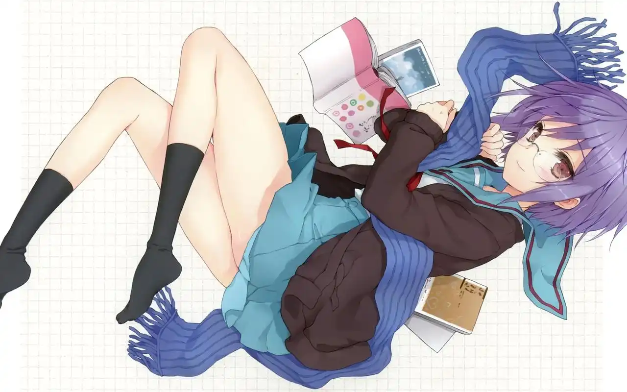 动漫《凉宫春日的忧郁》win8高清电脑桌面壁纸