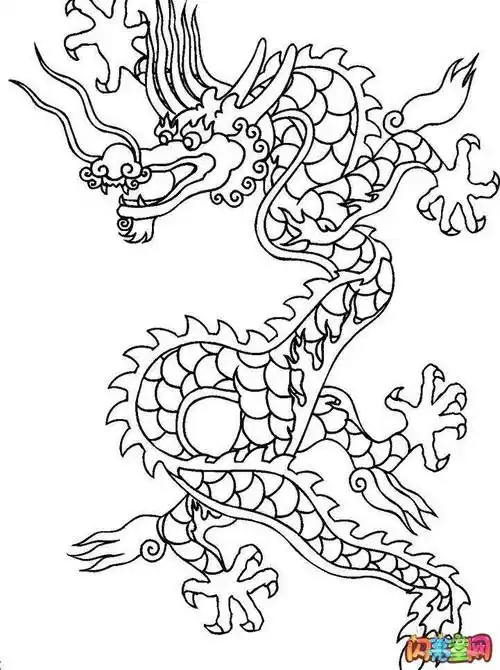 龙的简笔画图片大全 龙的简笔画图片大全 霸气 凶猛