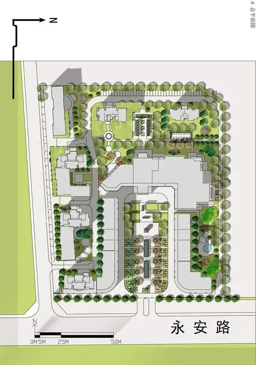 黄培培的居住区景观设计