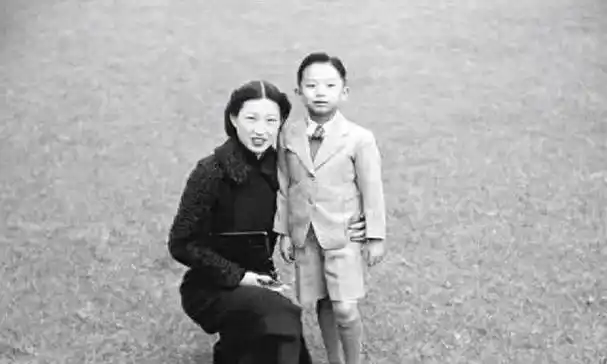 彼时张学良身陷囹圄,赵一荻去了恐怕也没有自由,总不能让孩子也从小过