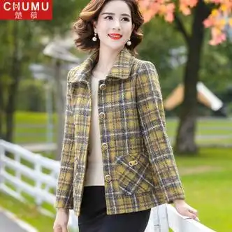 dkuq妈妈装秋装洋气外套中老年人女装春秋气质上衣4050岁60中年妇女