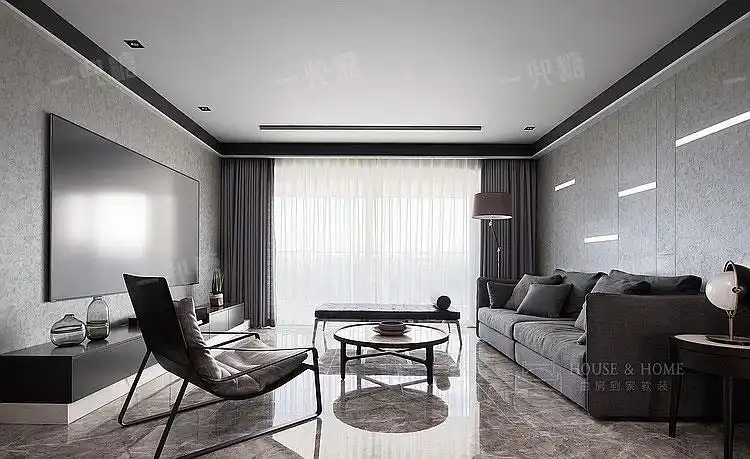 高品质黑白灰,他的家装出了大片的感觉 | 一兜糖 - 家居装修生活