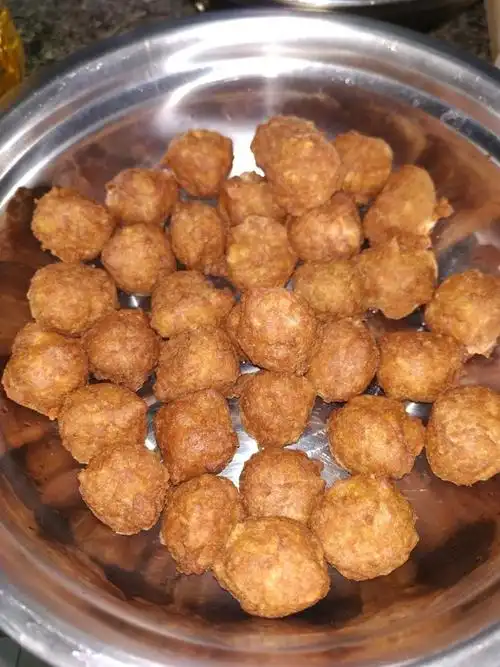 素念_0un9做的酥炸肉丸子