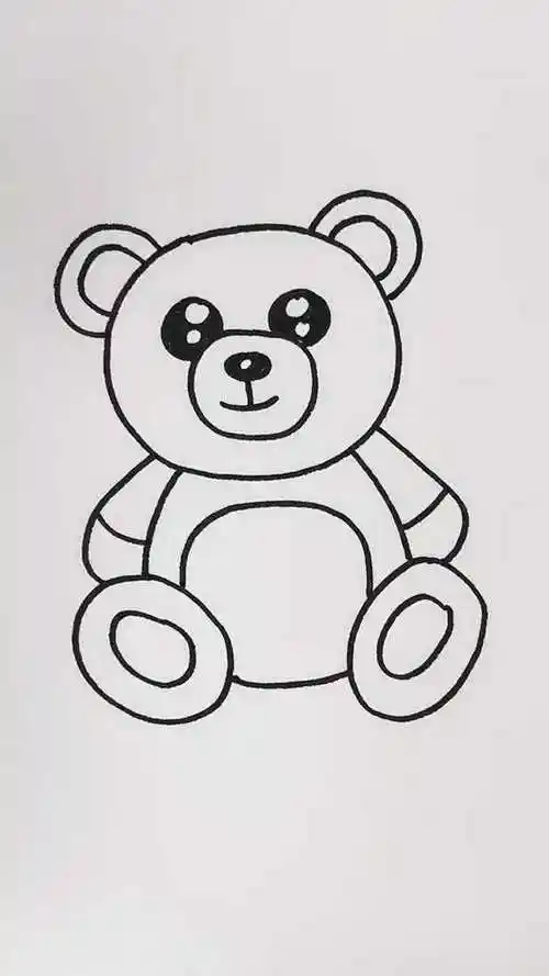 画画小熊 #简笔画 #每日一画