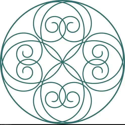 圆形欧式镂空装饰