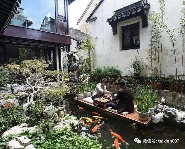 梦想有座这样的院子,闲暇之余,种种花,喝喝茶,人生足矣