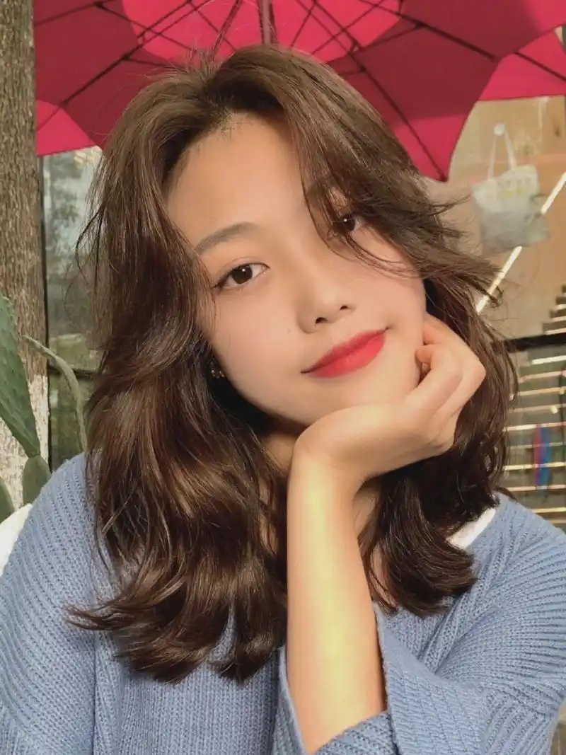 真正免打理的法式烫发～超适合圆脸国字脸 法式烫发 慵懒烫发 中短发
