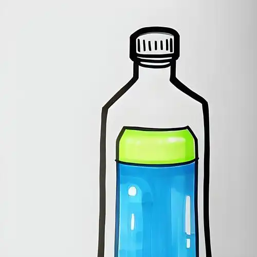 矿泉水瓶简笔画