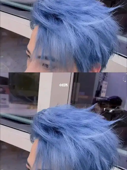 建议收藏78 超显白 高级质感 女生染更好看7215#雾霾蓝发色