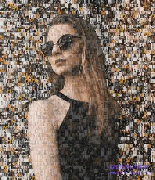 由数量众多照片拼贴而成的马赛克图片是怎么做出来的
