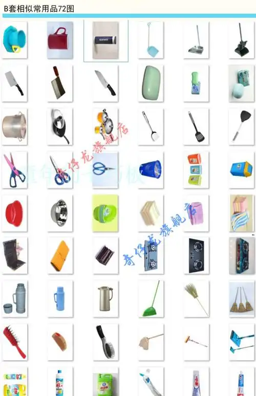 自闭症认知卡片动物食物日用品相似配对卡训练语言发育迟缓康复教具c