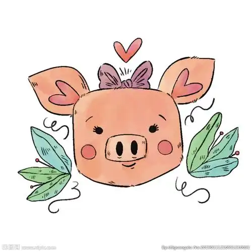 可爱矢量卡通猪设计图__其他_动漫动画_设计图库_昵图网nipic.com