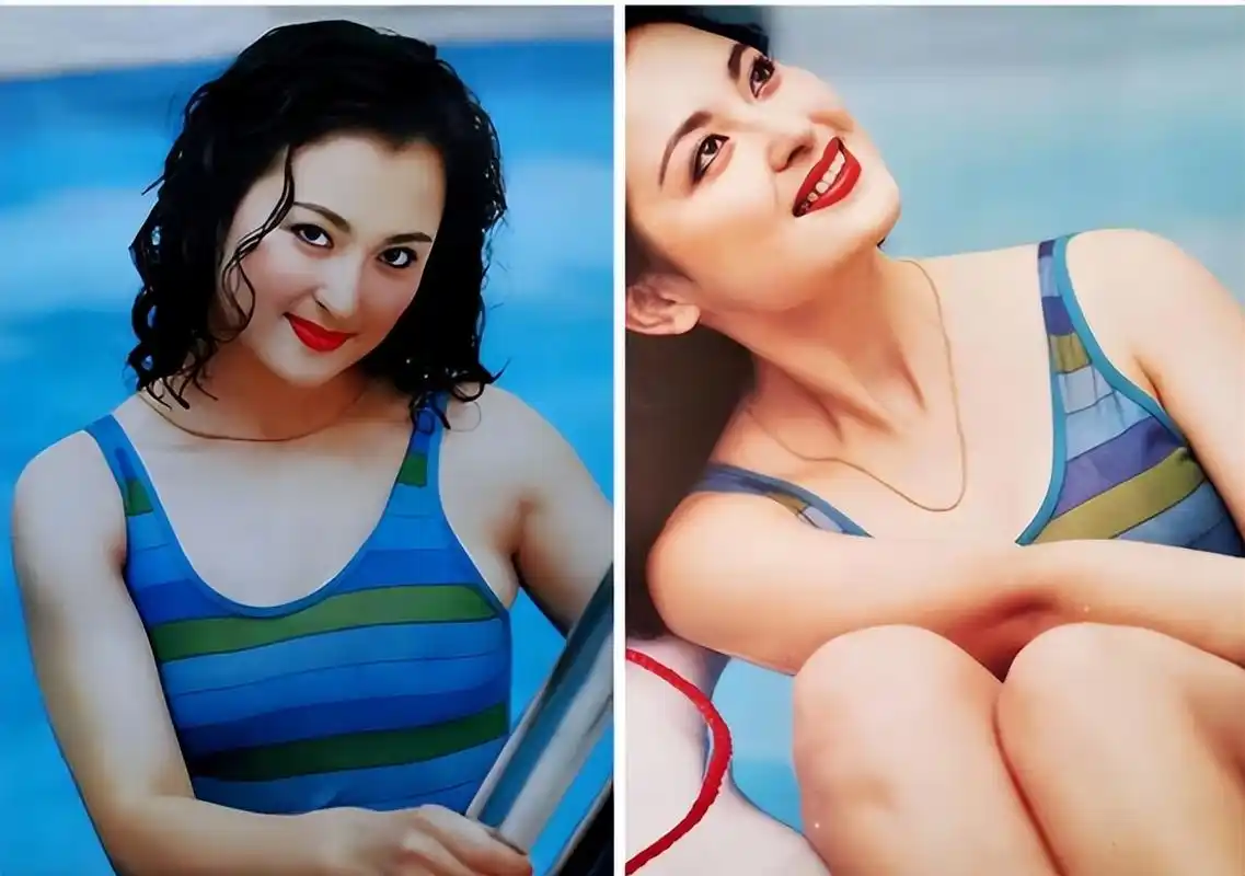 九十年代内地女星泳装对比,巩俐果然还是前三名