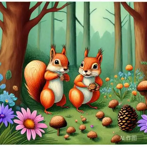 小松鼠的森林奇遇