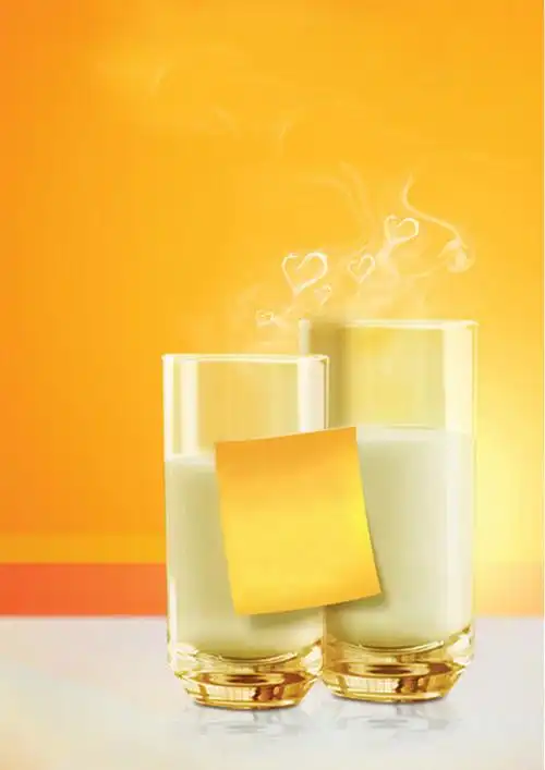 现磨豆浆海报背景素材