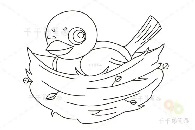 小鸟简笔画图片如何画小鸟简笔画小鸟简笔画步骤图