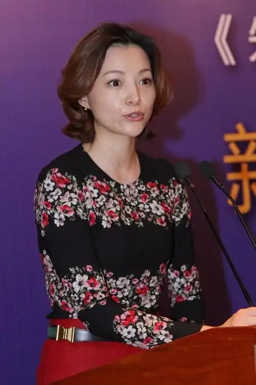 著名主持人董卿真洋气,印花上衣搭配半身裙优雅知性,气质高雅