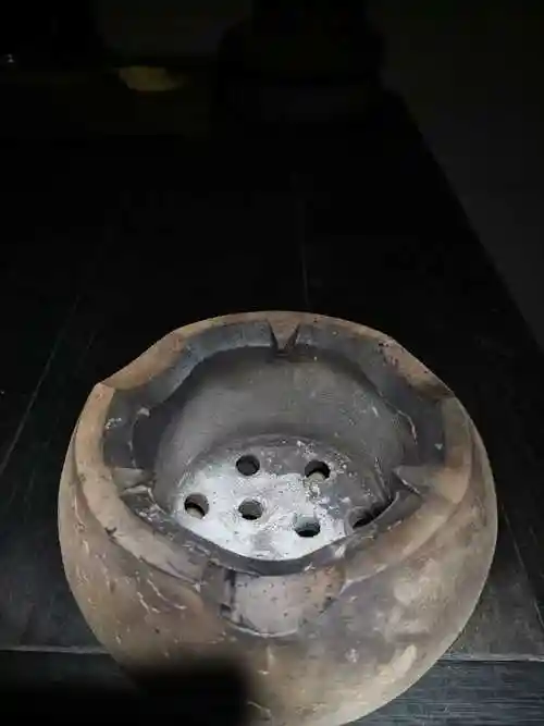 白泥炭炉旧藏泥炉火炉手工风炉防裂文房茶道茶道