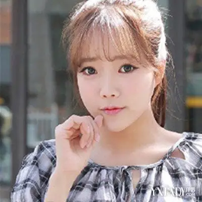 【图】韩式刘海发型图片女 修颜减龄时尚可人